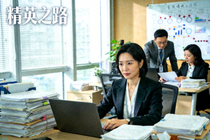 都市职场剧《精英之路》剧照，描绘职场奋斗与成长故事